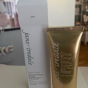 Jane Iredale Glow Time full coverage mineral BB cream foundation.
